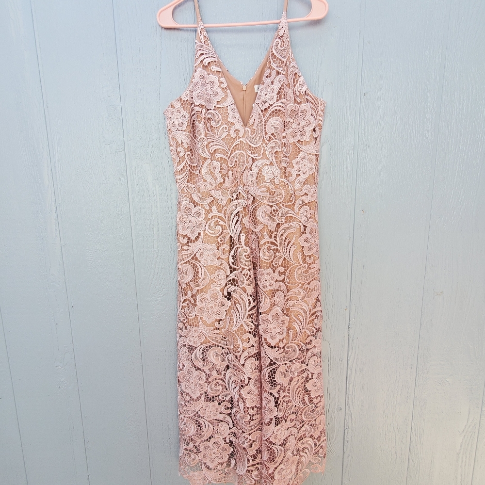 "Dress The Population" - Marion Lace Jumpsuit
